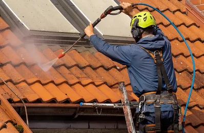 Démoussage et hydrofuge de toiture à Sermoyer